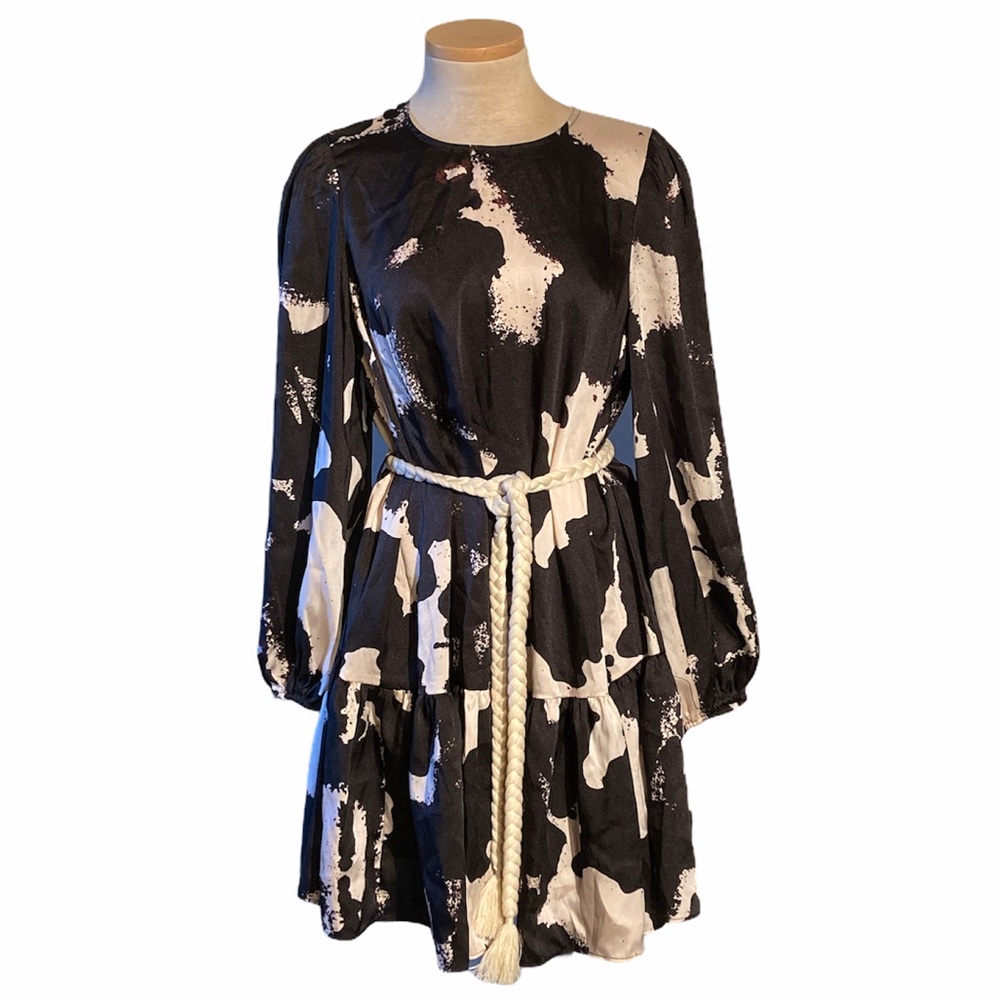 Alexis for Target Rope Belt Tiered Dress NWT M